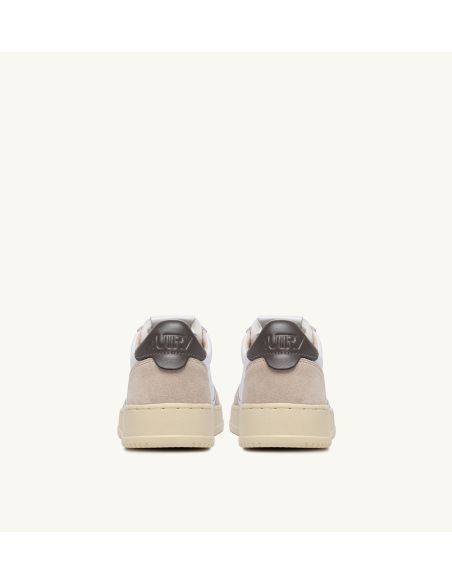 MEN'S MEDIALIST SNEAKERS TRICOLOR WHITE AND MOREL