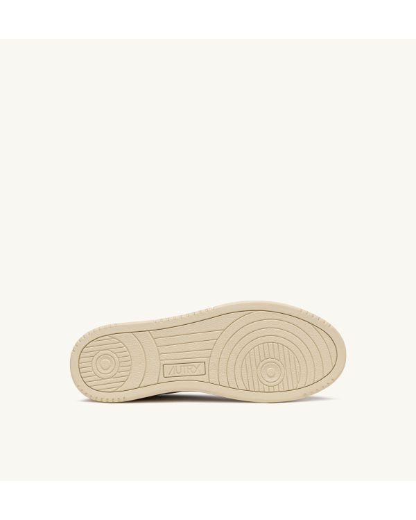 MEN'S MEDIALIST SNEAKERS TRICOLOR WHITE AND MOREL