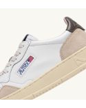 MEN'S MEDIALIST SNEAKERS TRICOLOR WHITE AND MOREL