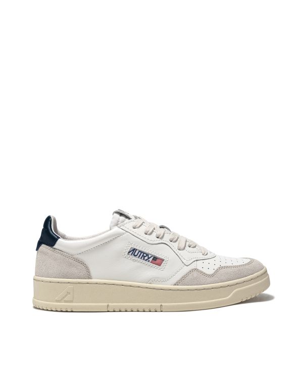 MEDALIST MEN'S SNEAKERS WHITE BLUE AND BEIGE