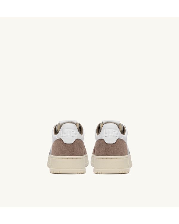 MEDALIST MEN'S SNEAKERS WHITE AND TABACCO