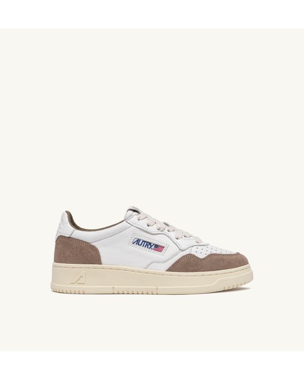 SNEAKERS MEDALIST HOMME BLANC ET TABAC