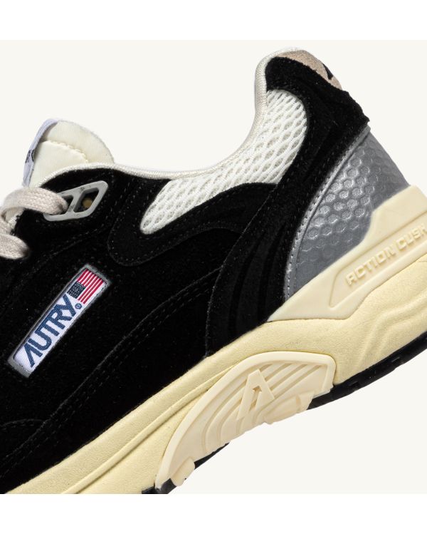 HYPERWAY MEN'S SNEAKERS BLACK AND SILVER