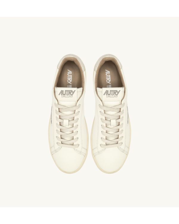 DALLAS MEN'S SNEAKERS WHITE LEATHER