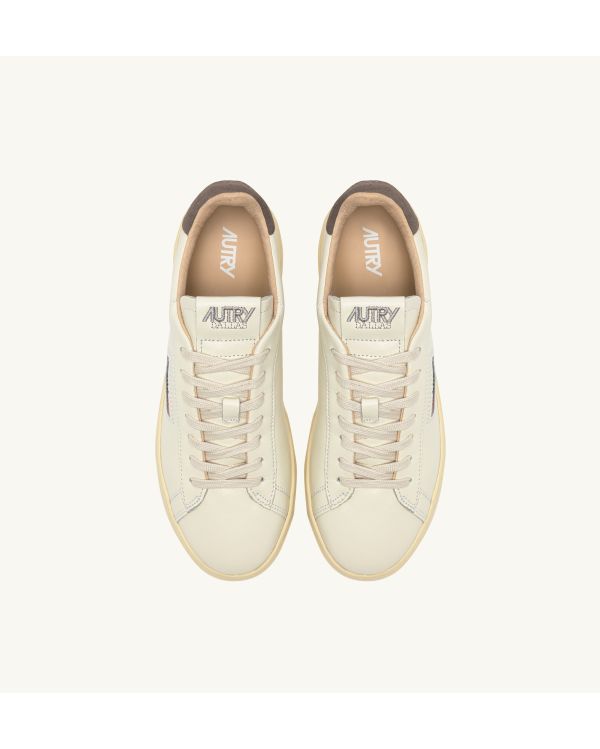 SNEAKERS DALLAS HOMME MARSHMALLOW ET MORILLE