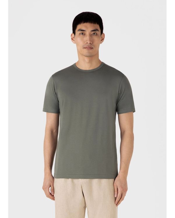 TSHIRT CLASSIQUE VERT OMBRE