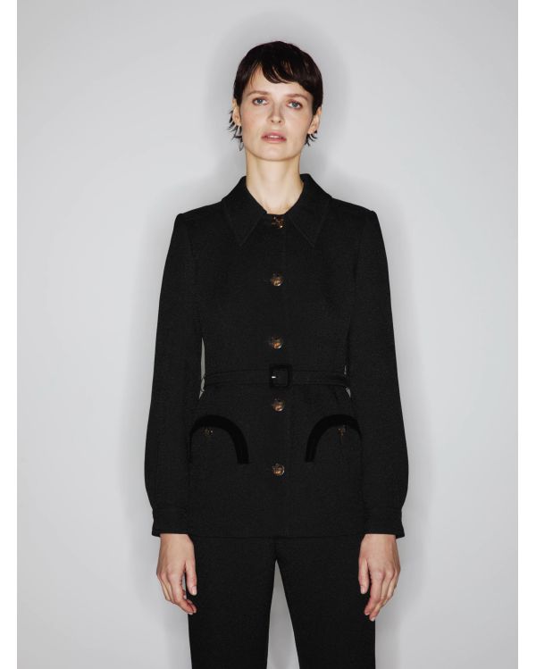 VESTE LUNA PAINT NOIR