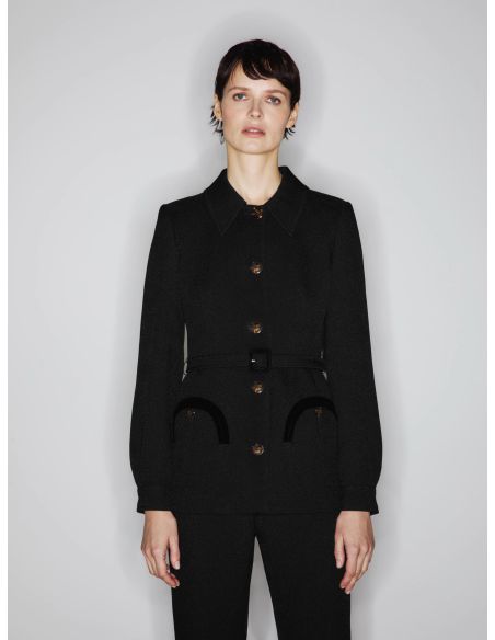VESTE LUNA PAINT NOIR