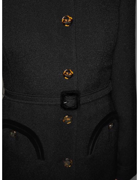 VESTE LUNA PAINT NOIR