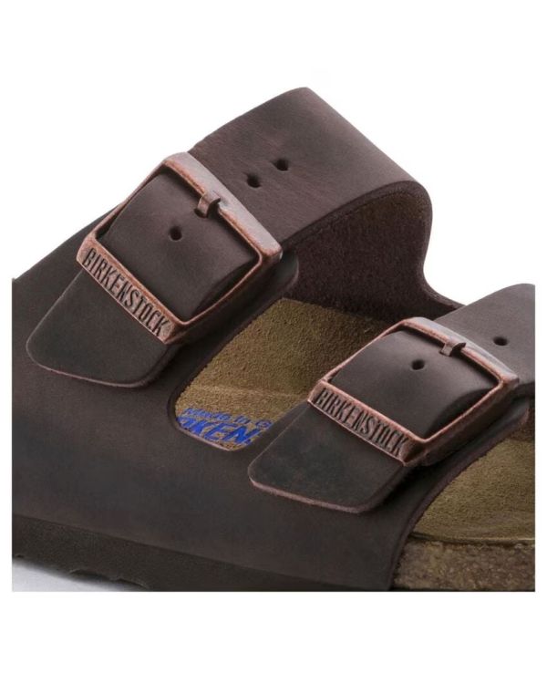 SANDALES ARIZONA LIT DE PIED SOUPLE HABANA