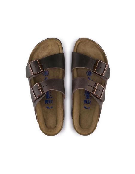 SANDALES ARIZONA LIT DE PIED SOUPLE HABANA