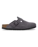 MULES BOSTON HOMME VELOURS GRIS