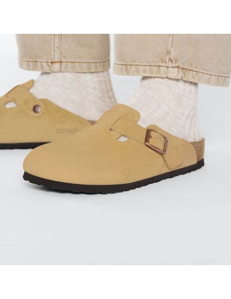 BOSTON MULES LATTE CREAM WOMEN'S