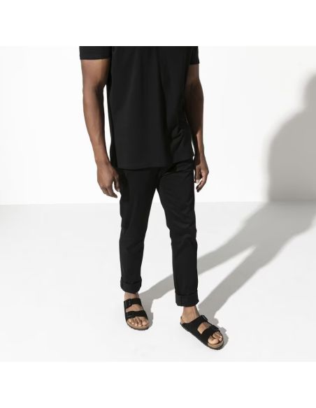 SANDALES HOMME ARIZONA LIT DE PIED SOUPLE NOIR 