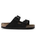 SANDALES HOMME ARIZONA LIT DE PIED SOUPLE NOIR 