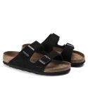 SANDALES FEMME ARIZONA LIT DE PIED SOUPLE NOIR 