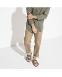 ARIZONA MEN'S SANDALS SOFT FOOTBED WASHED KHAKI
