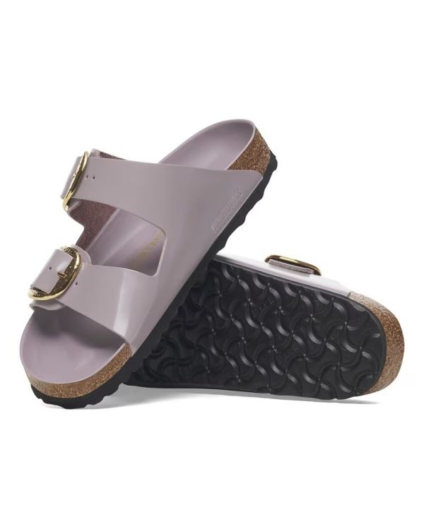 SANDALES FEMME ARIZONA BIG BUCKLE VIOLET DÉLAVÉ ULTRA-BRILLANT