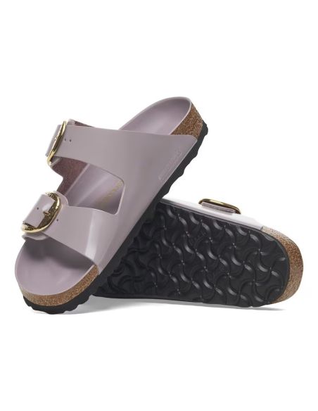 SANDALES FEMME ARIZONA BIG BUCKLE VIOLET DÉLAVÉ ULTRA-BRILLANT