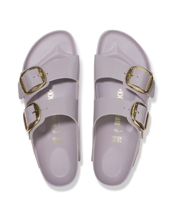 SANDALES FEMME ARIZONA BIG BUCKLE VIOLET DÉLAVÉ ULTRA-BRILLANT