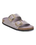 ARIZONA WOMEN'S BIG BUCKLE SANDALS WASHED PURPLE ULTRA-SHINE