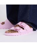 SANDALES FEMME ARIZONA BIG BUCKLE FONDANT PINK