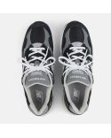 SNEAKERS MADE IN USA 992 BLACK / GREY / SILVER METALIC