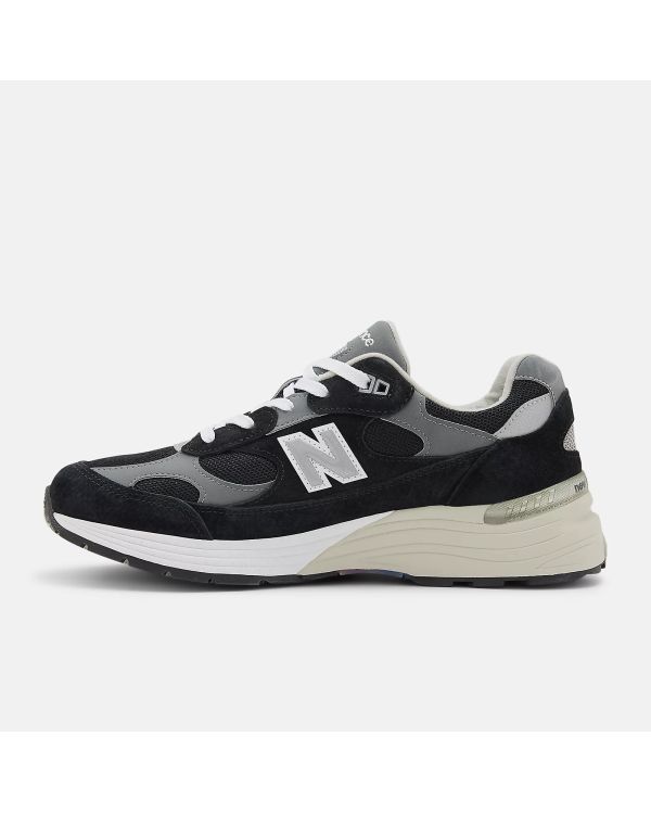 SNEAKERS MADE IN USA 992 BLACK / GREY / SILVER METALIC
