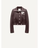 VESTE REEDITION VINYL BORDEAUX