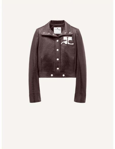 VESTE REEDITION VINYL BORDEAUX