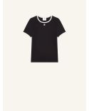 TSHIRT SIGNATURE CONTRAST NOIR/BLANC HERITAGE