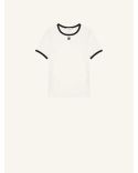 TSHIRT SIGNATURE CONTRAST HERITAGE WHITE/BLACK