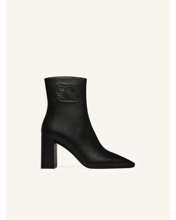 BOTTINES ANKLE HERITAGE SHADOW LEATHER NOIR