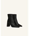 ANKLE BOOTS HERITAGE SHADOW LEATHER BLACK