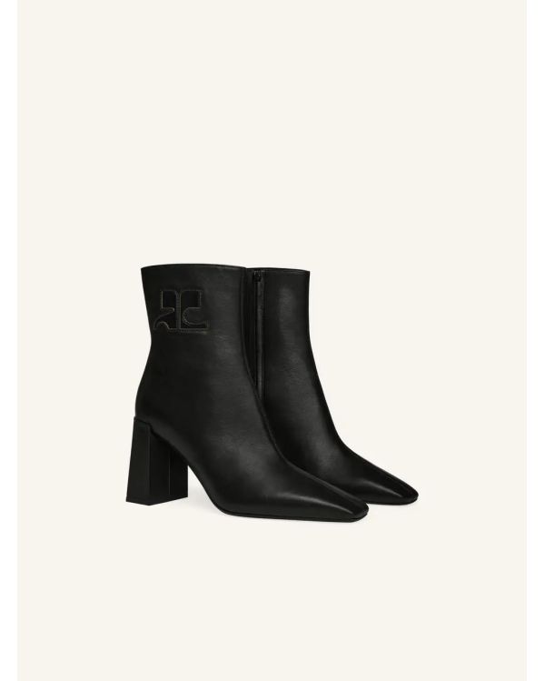 BOTTINES ANKLE HERITAGE SHADOW LEATHER NOIR 2