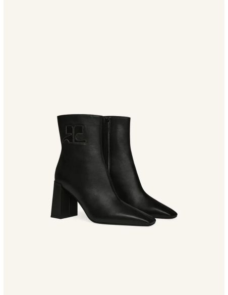 BOTTINES ANKLE HERITAGE SHADOW LEATHER NOIR