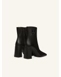 BOTTINES ANKLE HERITAGE SHADOW LEATHER NOIR