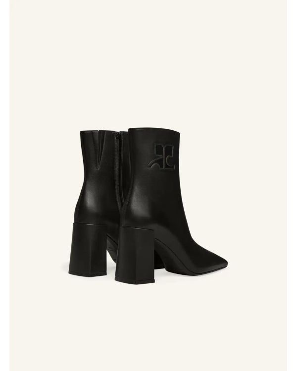 BOTTINES ANKLE HERITAGE SHADOW LEATHER NOIR