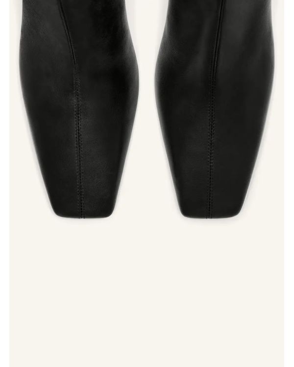 BOTTINES ANKLE HERITAGE SHADOW LEATHER NOIR