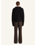 PULL RIBBED WOOL TRICKER NOIR