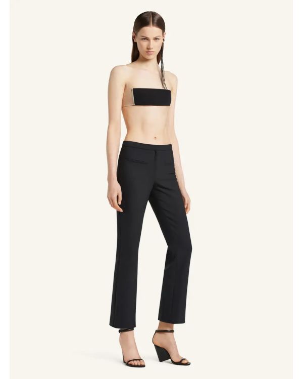 PANTALON HERITAGE CREPE TAILORED NOIR 2