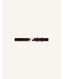  CEINTURE AC NAPLACK 25MM BORDEAUX