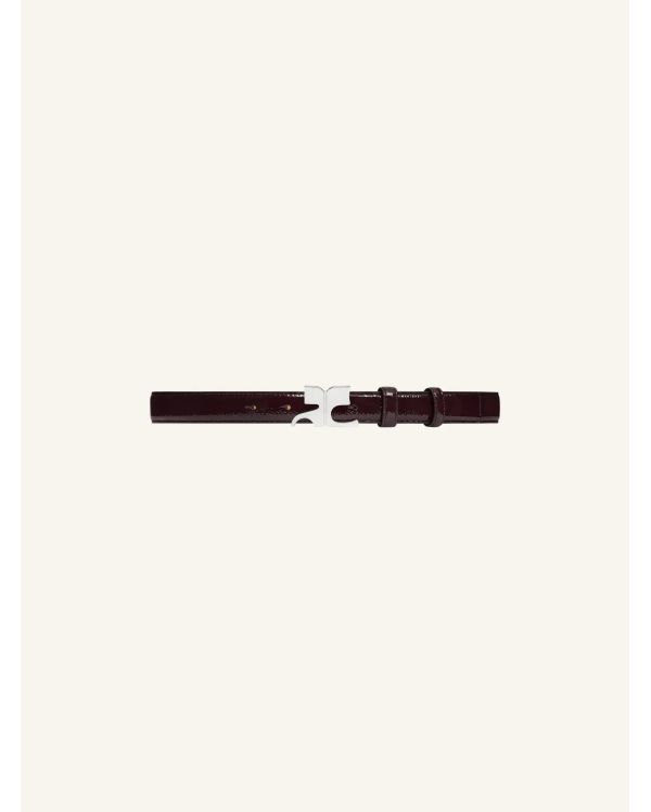  BELT AC NAPLACK 25MM BURGUNDY