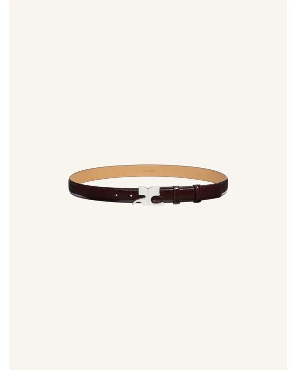  BELT AC NAPLACK 25MM BURGUNDY 2