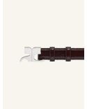  CEINTURE AC NAPLACK 25MM BORDEAUX