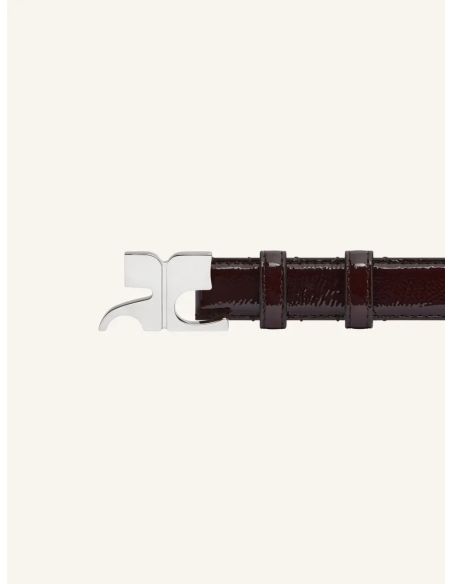  CEINTURE AC NAPLACK 25MM BORDEAUX