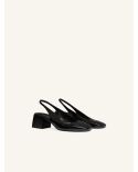 SLINGBACKS HERITAGE VINYL BLACK