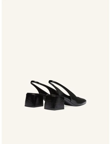 SLINGBACKS HERITAGE VINYL BLACK