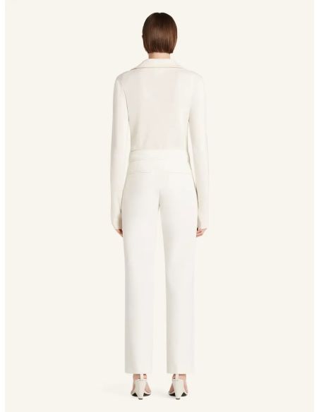 SWEATER ZIPPED MOCKNECK HERITAGE WHITE