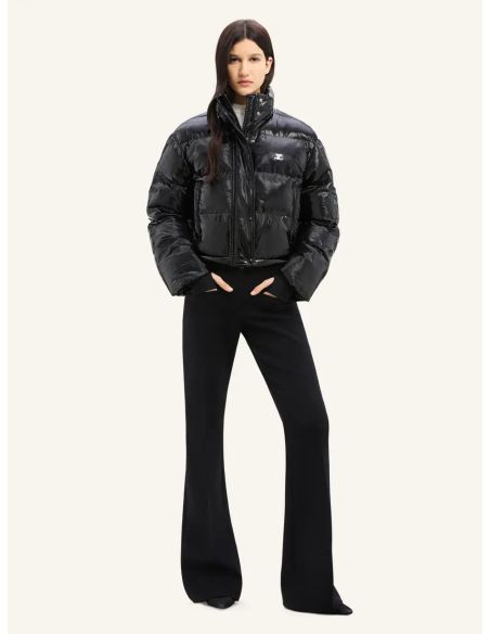 PUFFER JACKET AC VINYL BLACK